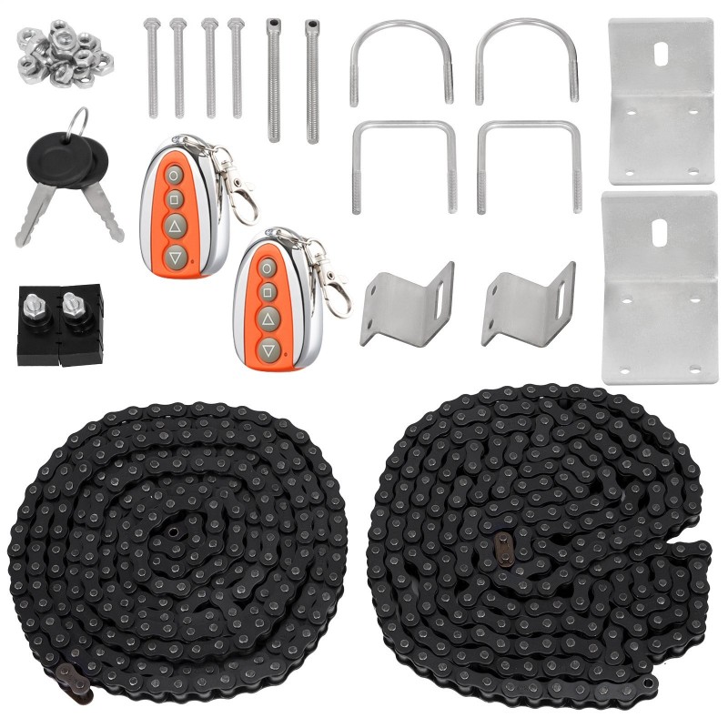 Automaattinen liukuportin avaaja 1400 kg kantavuus 500W 220V 2 kaukosäädintä 13 m/min