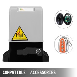 Liukuportin automaatti 600 kg 12 m infrapunavalokennolla 2 kaukosäädintä 13 m/min