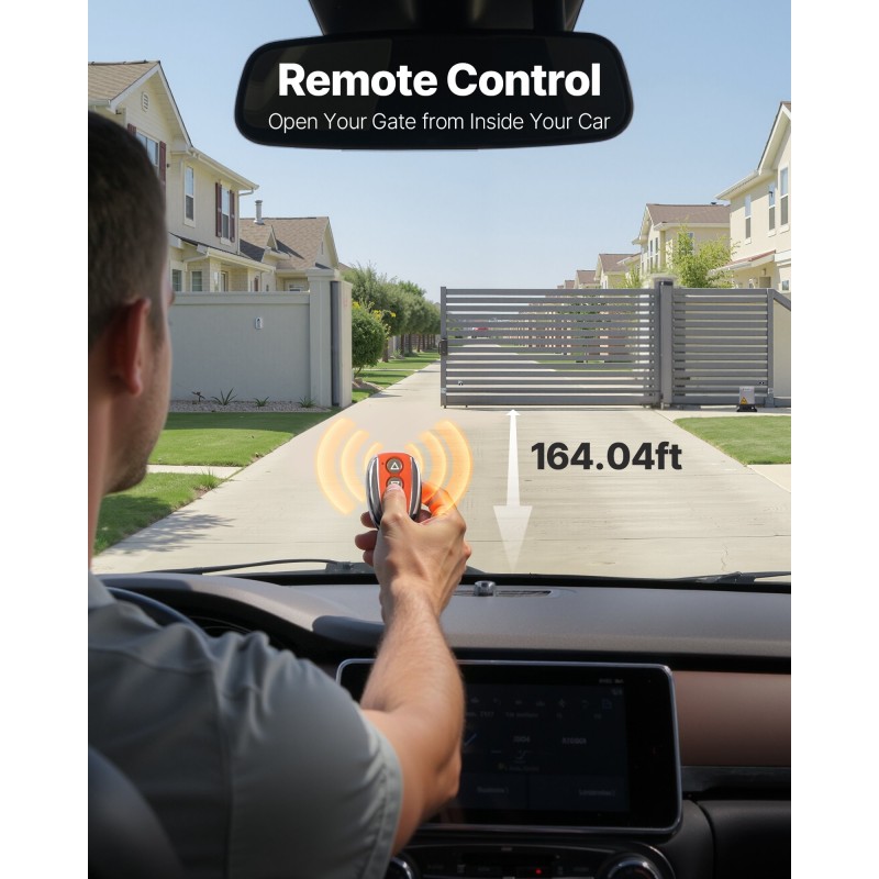 Sähköinen liukuportinavaaja 280 wattia valettu alumiinirunko muovikotelo 25 metriä 816 kilogrammaa