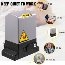 Automaattinen liukuportin avaaja 1800 kg 12 m 750 W 4 kaukosäädintä