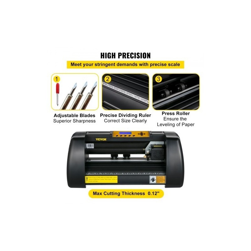 Vinyylileikkuri ja piirtokone 14 tuuman pöytämallinen 285 mm leikkuuleveydellä mukana ohjelmisto