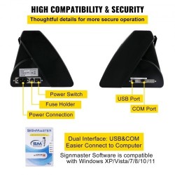 Vinyylileikkuri ja piirtokone 14 tuuman pöytämallinen 285 mm leikkuuleveydellä mukana ohjelmisto