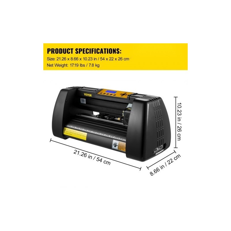 Vinyylileikkuri ja piirtokone 14 tuuman pöytämallinen 285 mm leikkuuleveydellä mukana ohjelmisto