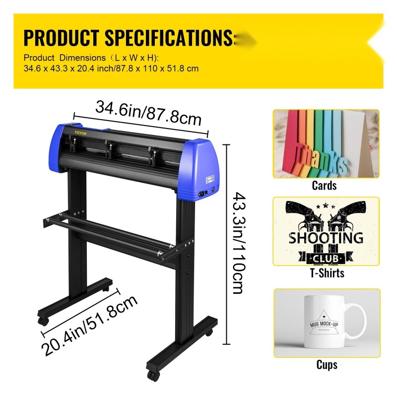 Vinyylileikkuri ammattikäyttöön alumiini 720 mm paperinsyöttö 630 mm leikkuuleveys lattiatelineellä