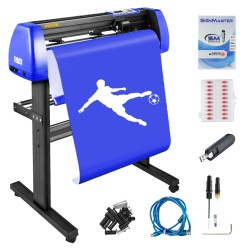 Vinyylileikkuri ammattikäyttöön alumiini 720 mm paperinsyöttö 630 mm leikkuuleveys lattiatelineellä