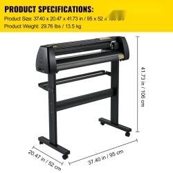 Vinyylileikkuri plotteri 28 tuumaa 720 mm syöttö 630 mm leikkausleveys jalustalla