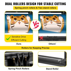 Vinyylileikkuri 870 mm paperinsyöttö 780 mm leikkuuleveys säädettävä paine ja nopeus metalliteline