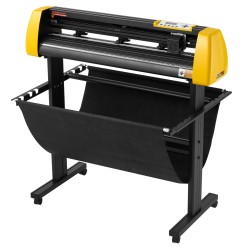 Vinyylileikkuri 870 mm syöttöleveys 780 mm leikkuualue automaattinen kontuurileikkaus 3 terää