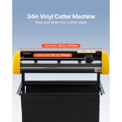 Vinyylileikkuri 870 mm syöttöleveys 780 mm leikkuualue automaattinen kontuurileikkaus 3 terää