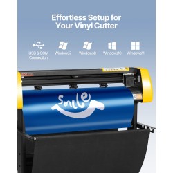 Vinyylileikkuri 870 mm syöttöleveys 780 mm leikkuualue automaattinen kontuurileikkaus 3 terää