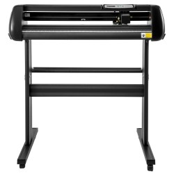 Vinyylileikkuri alumiinirunko 34 tuuman syöttö 780 mm leikkausleveys kolme terää LCD näyttö jalustalla