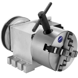 CNC 4 akselinen pyöröakseli 4 leukainen istukka 65 mm läpivienti 21 mm