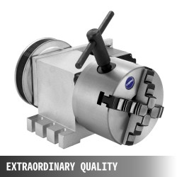 CNC 4-akselinen pyöröakseli 4-leukainen istukka 65 mm läpivienti 21 mm