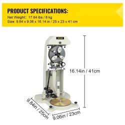 Sisärenkaiden metallinen kaiverruskone kaksipuolisella levyllä 1,5–2,0 mm sopii kulta- ja hopearenkaille