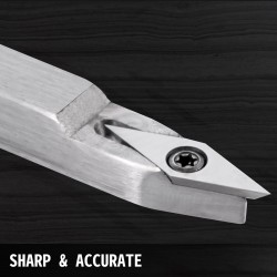 Sorvitalttasarja sorville 4 kpl kovametalliterillä ja pyökkikahvoilla varsi 230 mm