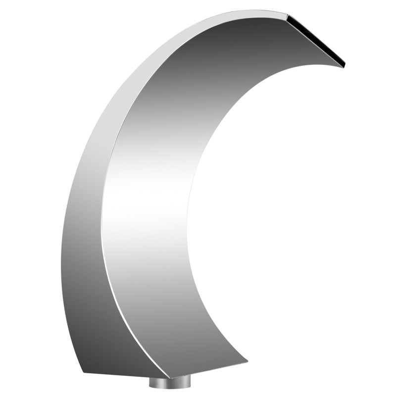 Allassuihkulähde ruostumattomasta teräksestä 60 cm korkea 30 cm leveä ulkokäyttöön