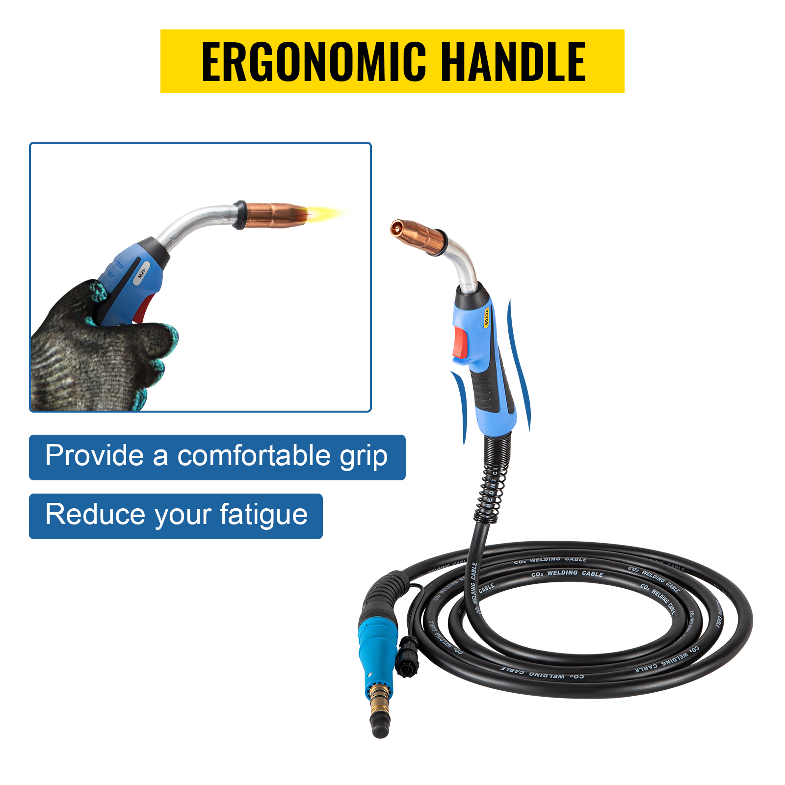 Ergonominen kahva