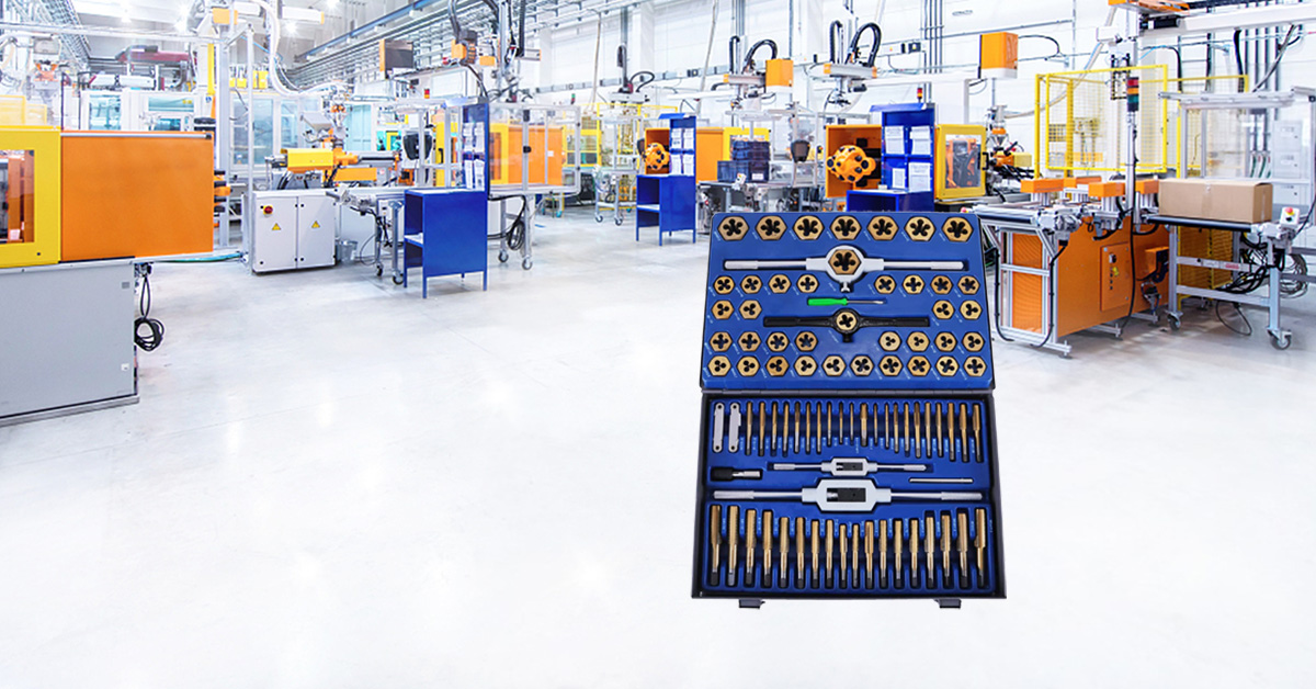 86-osainen kierretappi- ja leikkurisarja