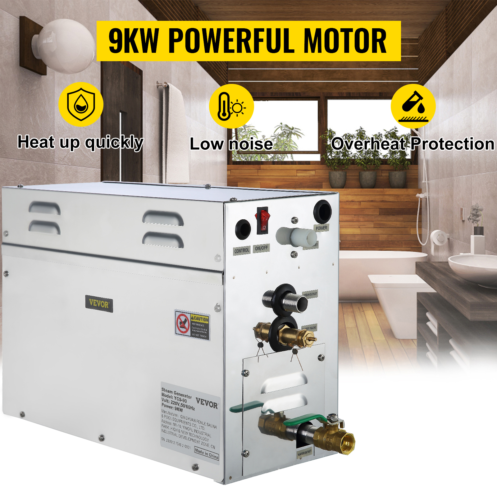 Tehokas 9kW moottori