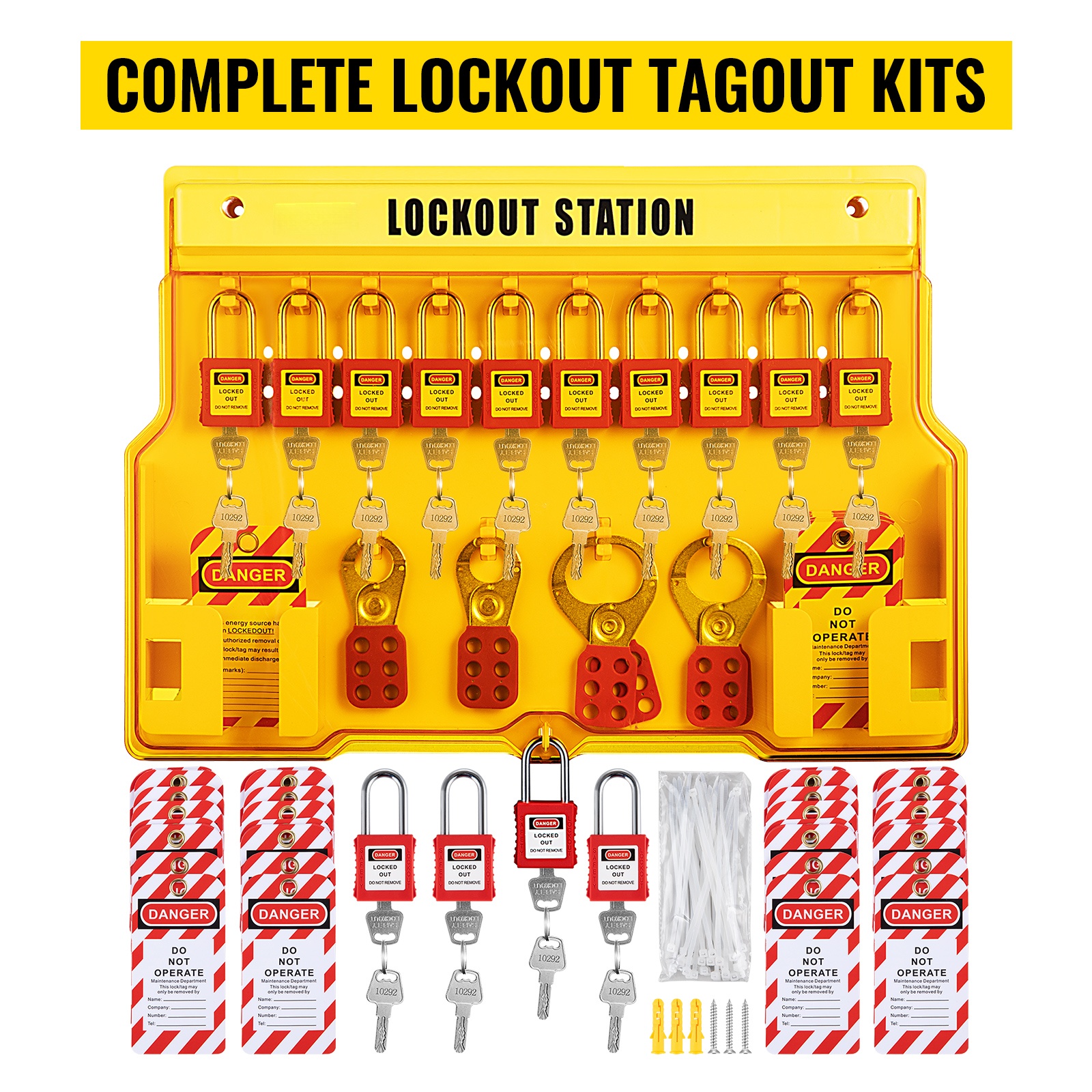 Täydellinen lukitus- ja merkintäsetti