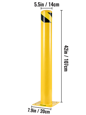 Turvapollarin tekniset tiedot