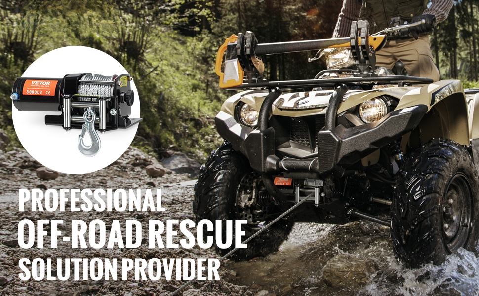 Sähkövinssi ATV/UTV 3000 lbs