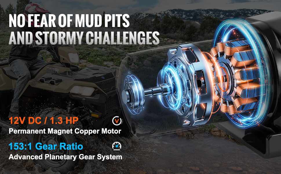 Sähkövinssin moottori ja vaihteisto