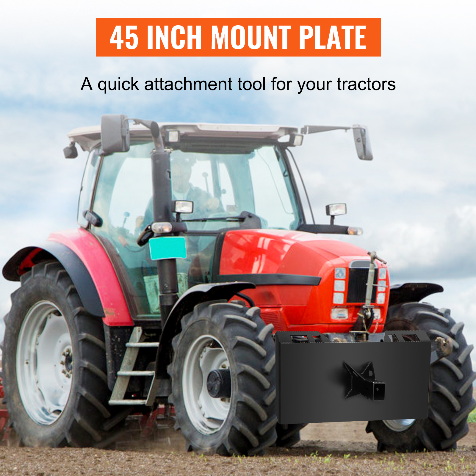 45-inch kiinnityslevy
