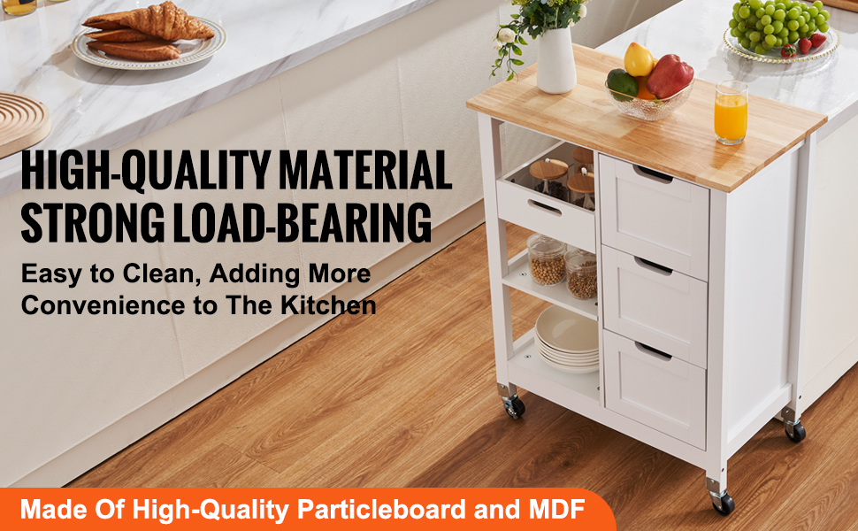 Keittiösaarekkeen tukeva rakenne ja helppohoitoinen pinta