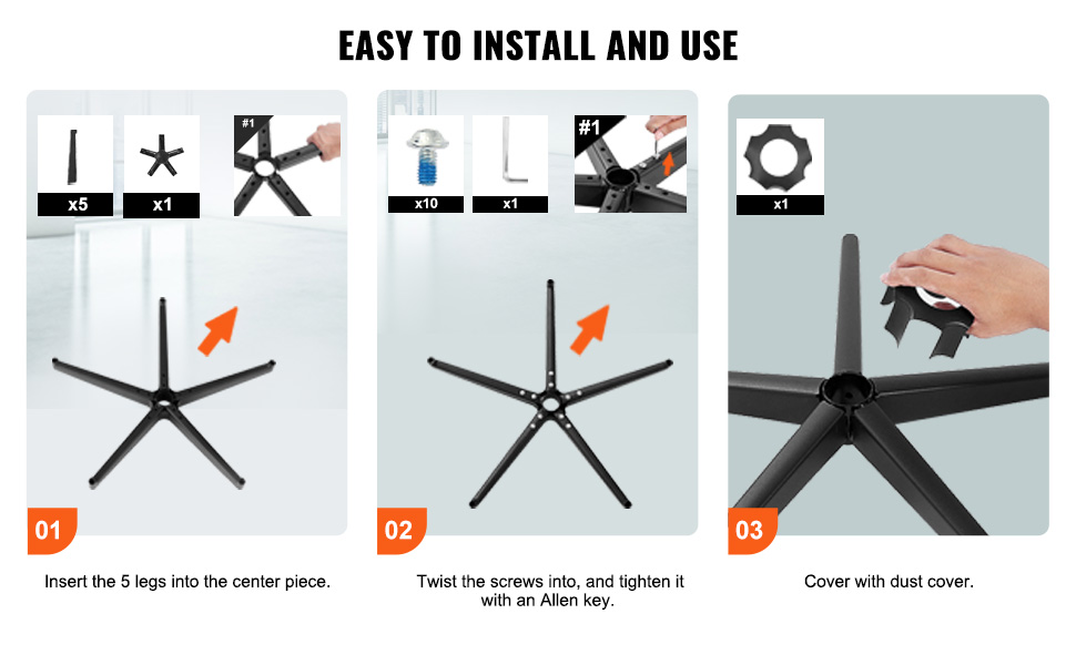Ristikkojalan helppo asennus