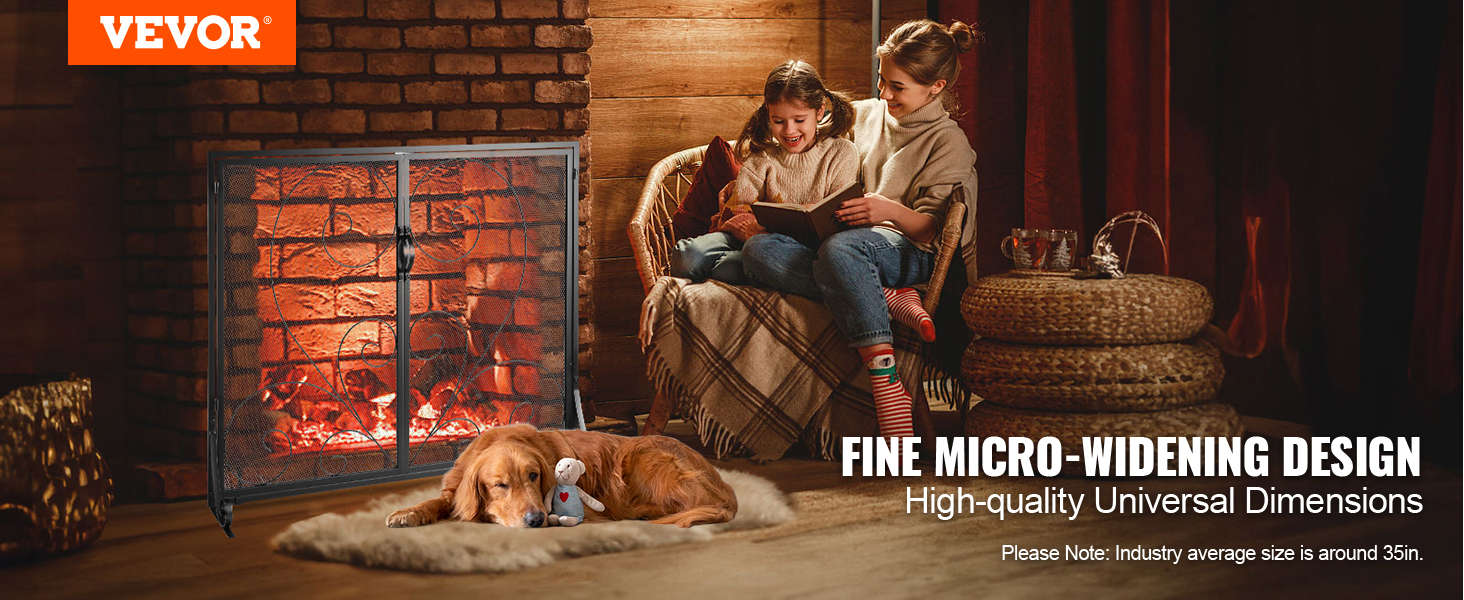 Takkatulen suojaverkko olohuoneessa