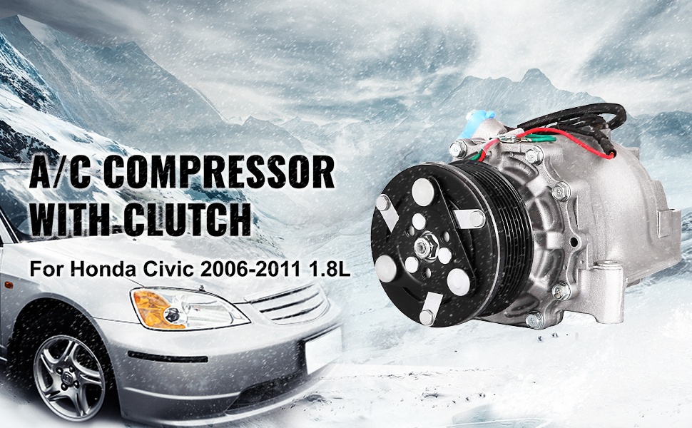 Ilmastointikompressori Honda Civic 1.8L 2006–2011