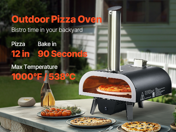 Kompakti pizzauuni ulos