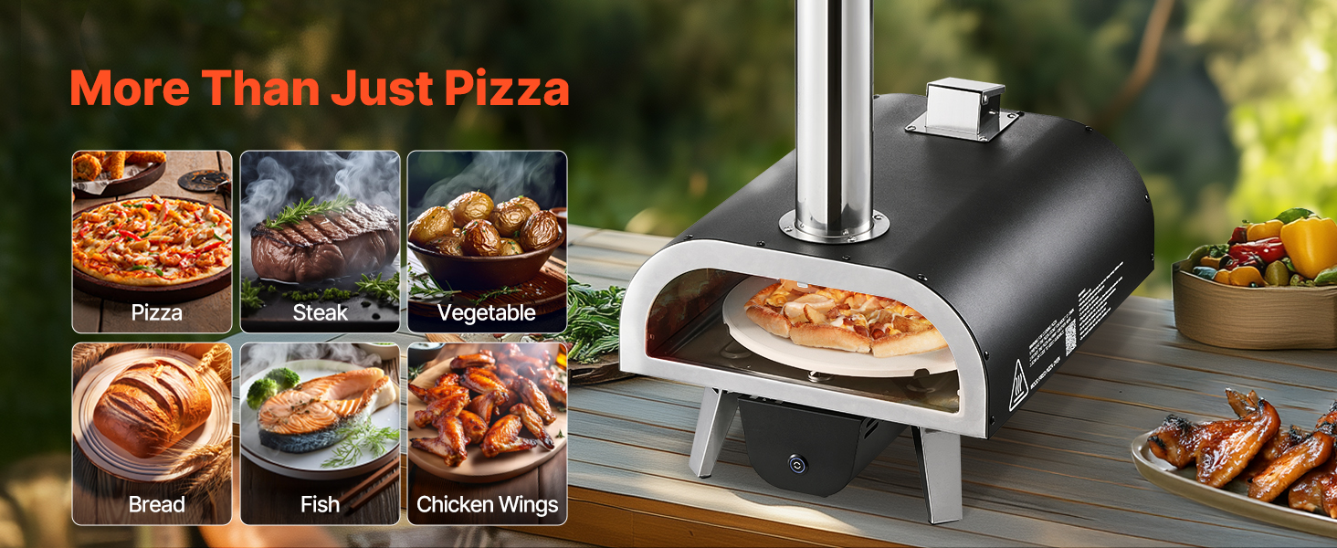 Pizzauuni monipuoliseen ruoanlaittoon