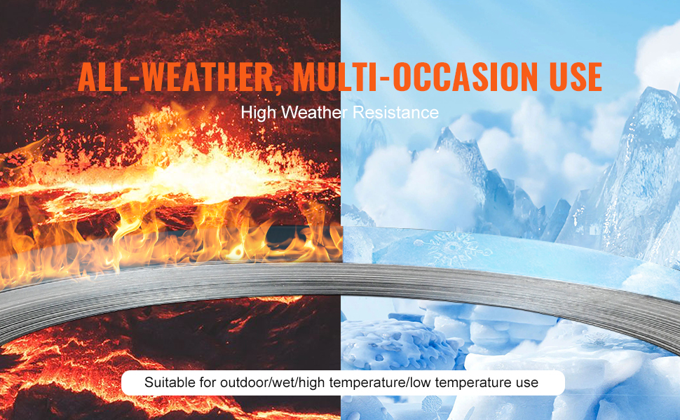 Säältä suojaava teräsvanne