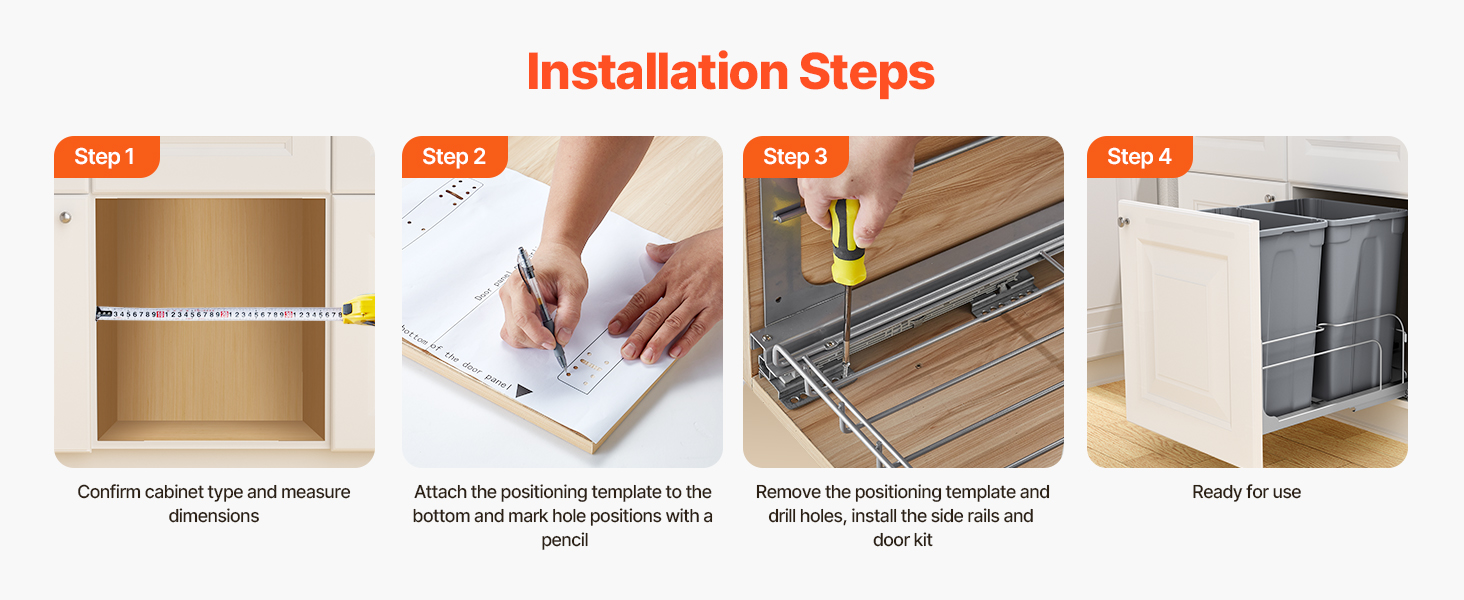 Asennus kaapin sisälle