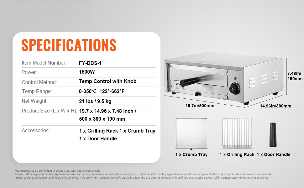 Pizzauunin yksityiskohdat