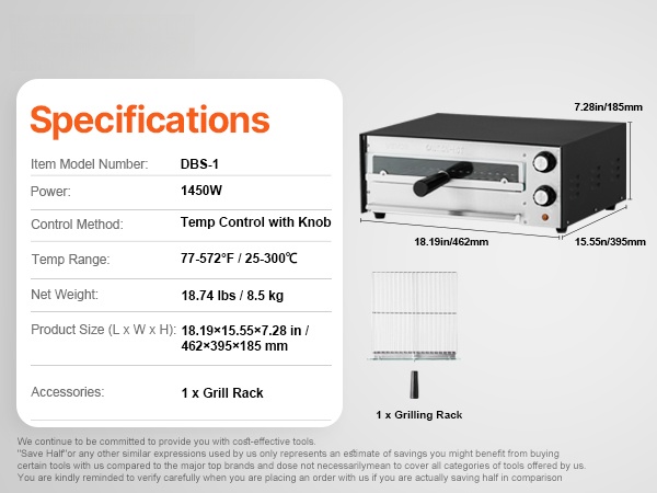 Kompakti pizzauuni eurooppalaiseen keittiöön