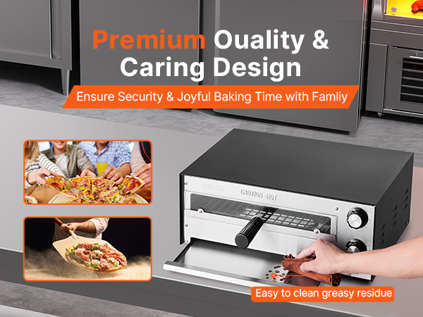 Uunin sisäosat ja paistoalue