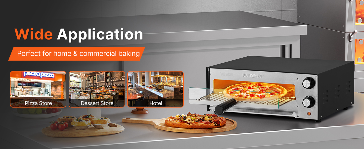 Pöytämallinen uuni kotiin ja ammattikäyttöön