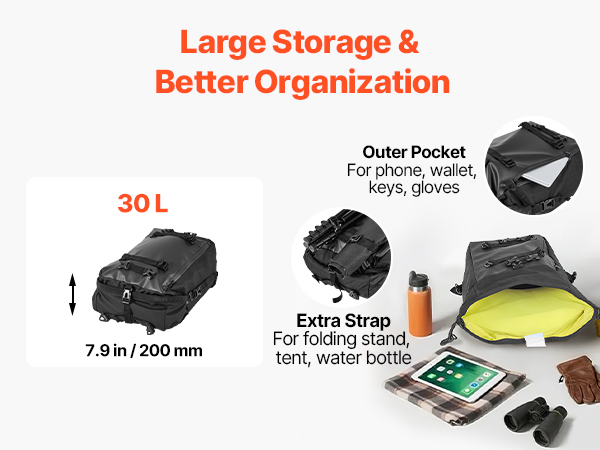 Takalaukun tilava säilytysratkaisu