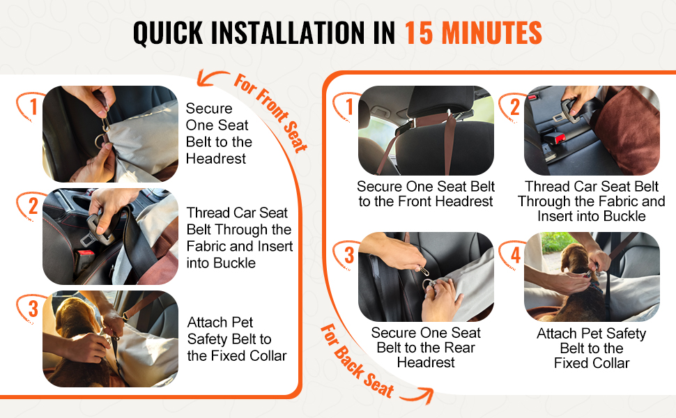 Koiran autopenkki kiinnitysvyöt ja turvahihna