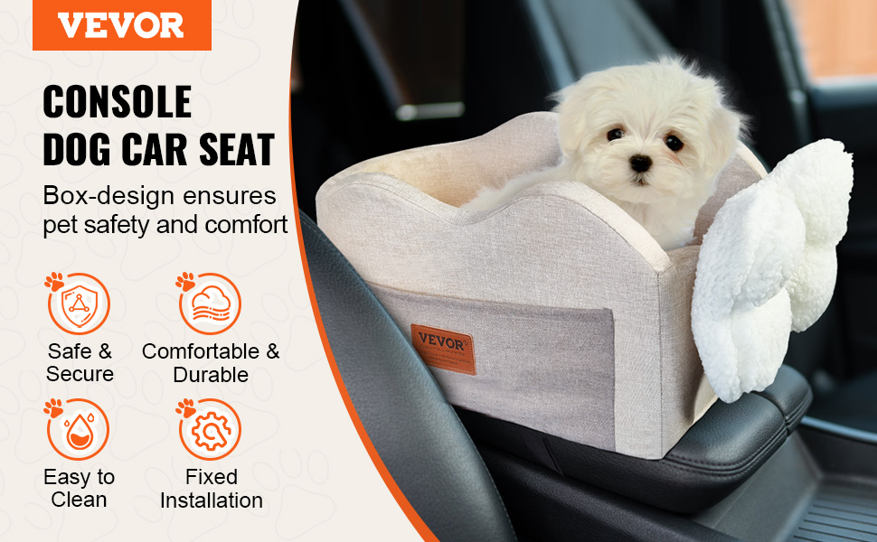 Keskikonsolin koiran autopaikka edestä