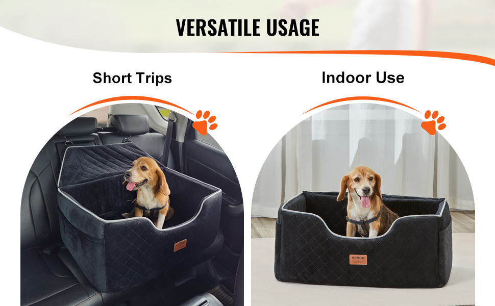 Koiran autopaikkaa voidaan käyttää myös sisätiloissa lepopaikkana