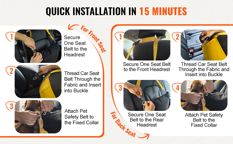 Säädettävät turvavyöt ja lemmikin turvahihna