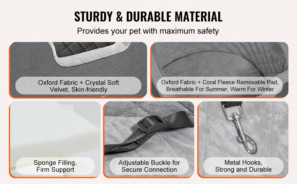 Koiran autopenkki pehmeä rakenne