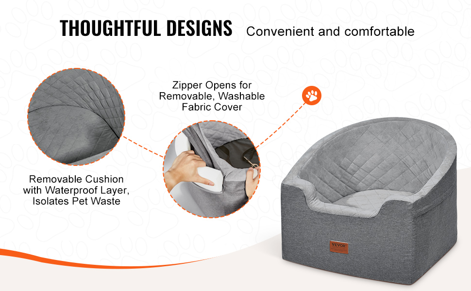 Koiran autopenkki säilytystasku ja irrotettava päällinen