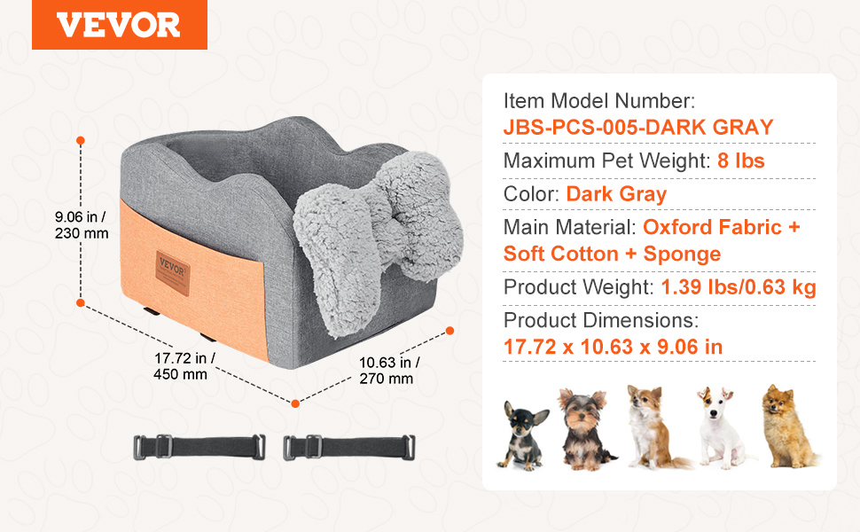 Koiran istuin keskikonsolissa käytössä