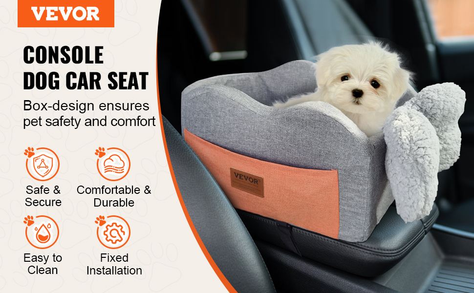 Keskikonsolin koiran autopenssi auton käsinojalla