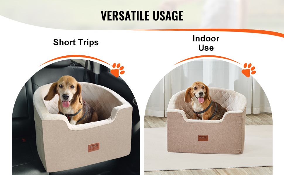 Koiran autopenkki käytössä sekä autossa että sisätiloissa